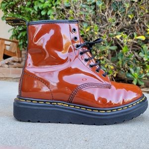 Vintage Dr. Martens Patent Boot Made in England